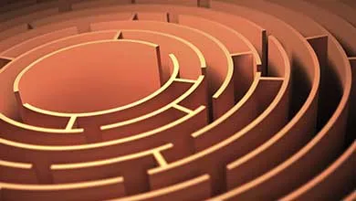 orange maze